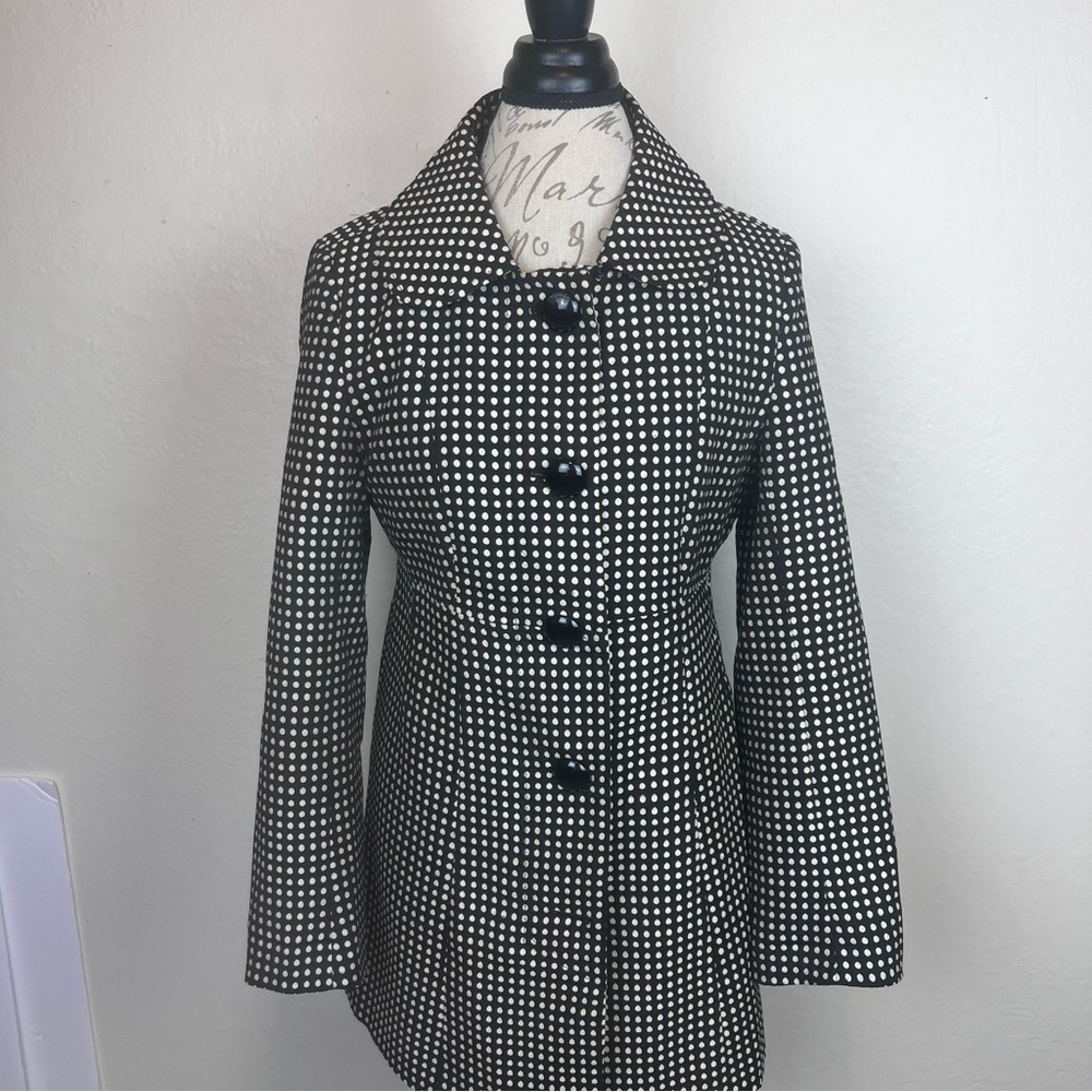 David Brooks blazer/jacket in black & white -women’s Medium